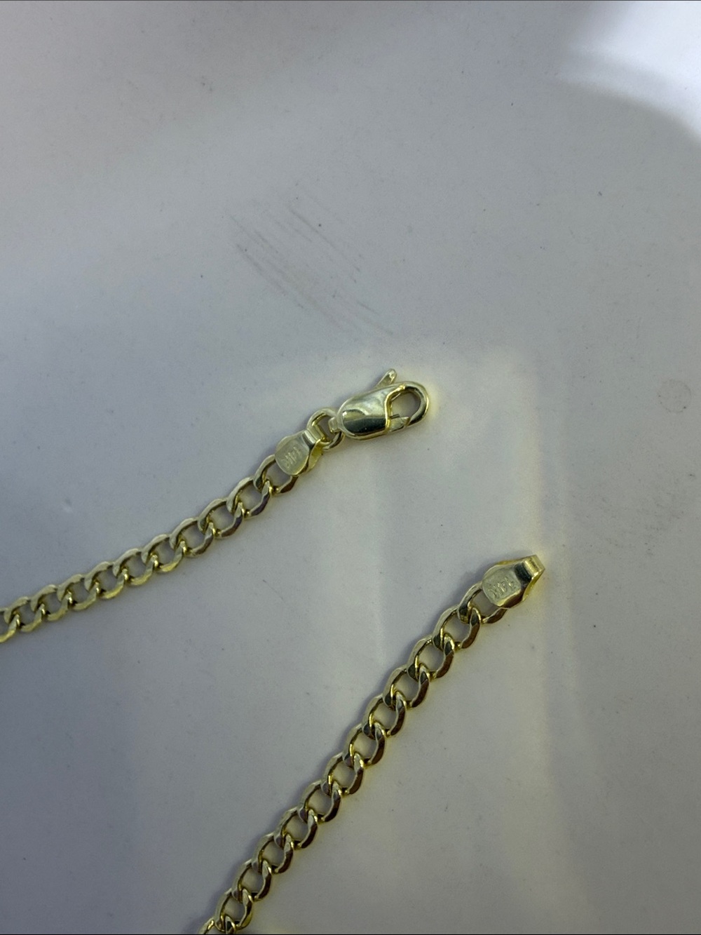14 Gold Charm ankle  bracelet with Crystal